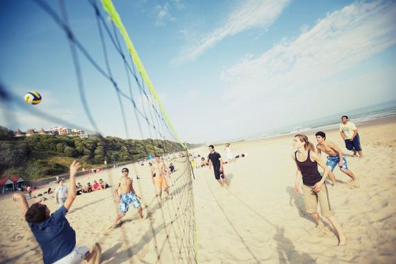 Beachvolleyball in Bournemouth Beachvolleyball in Bournemouth