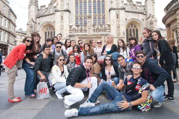 Sprachschüler beim Ausflug in London