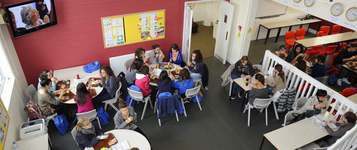 Cafeteria Sprachschule Bournemouth