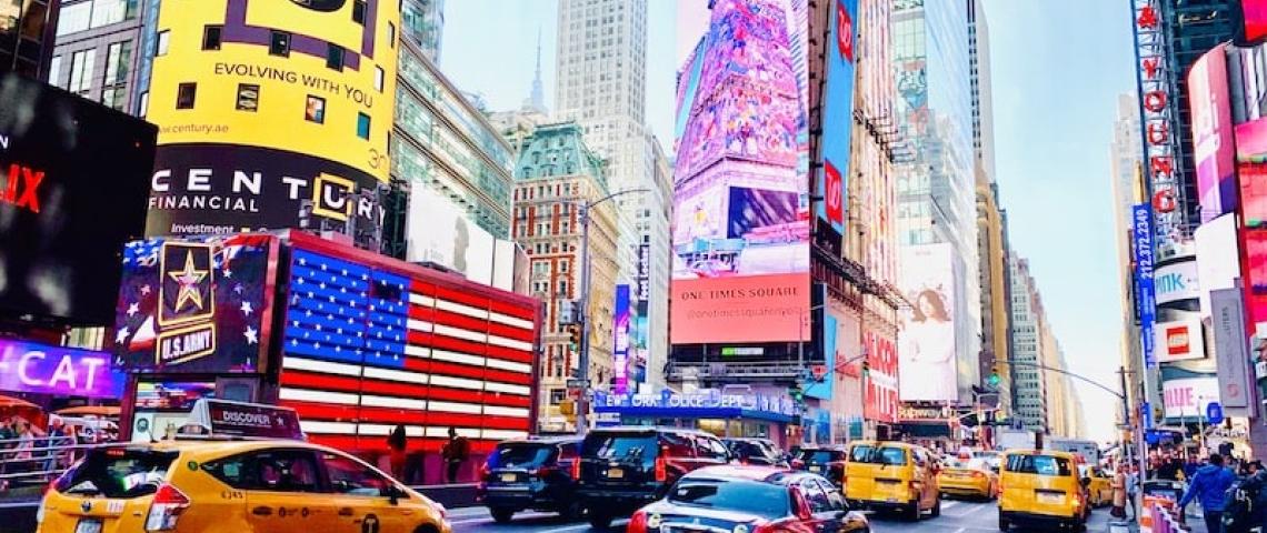 Sprachschule New York Times Square Sprachschüler