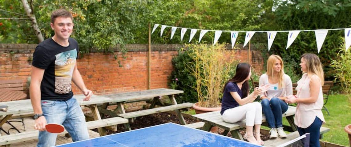 Tischtennis als Auszeit in Oxford