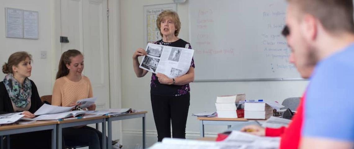 Englisch lernen im Klassenzimmer