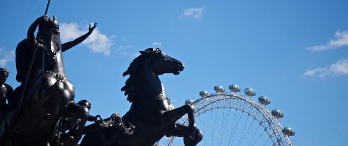 Ausblick auf das London Eye