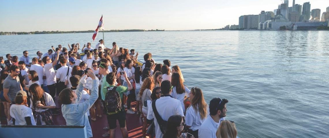 Sprachschüler Ausflug Toronto Boot