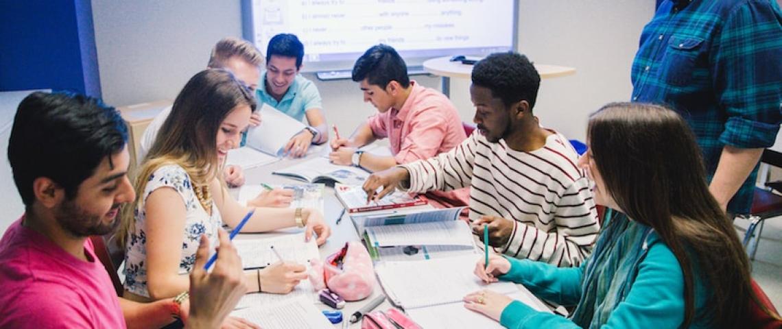 Toronto Sprachschüler Schüler haben Spaß