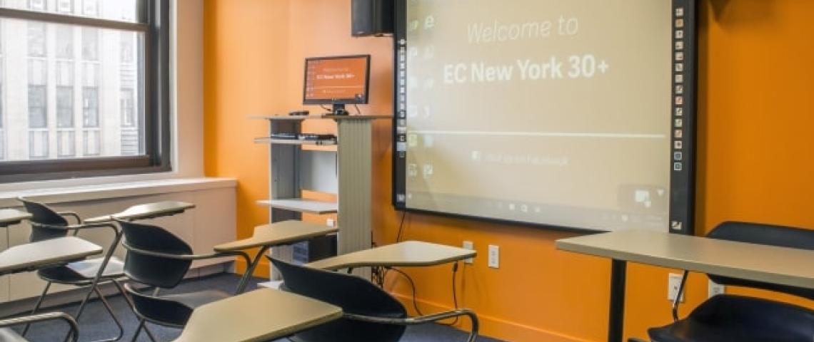Sprachschule Begrüßung New York